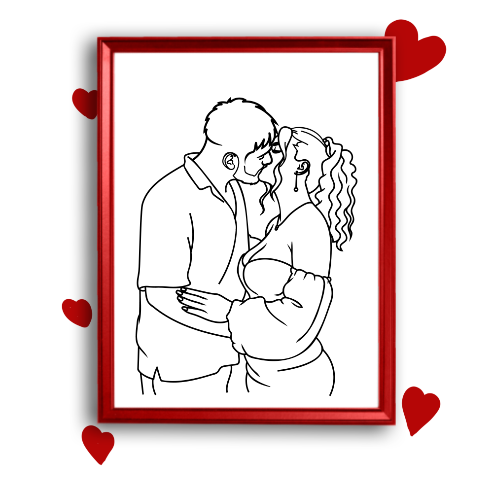 Wall Line Art Personalizat - Tablou